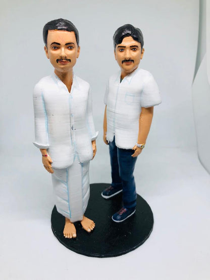 3d Miniature Couple - Full Body