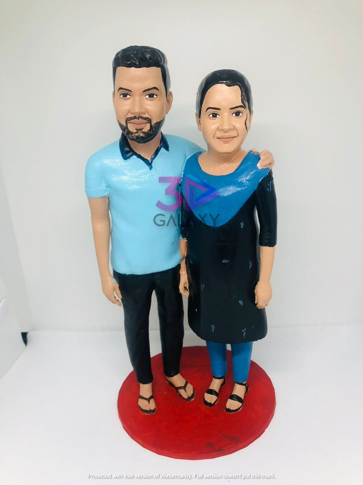 3d Miniature Couple - Full Body