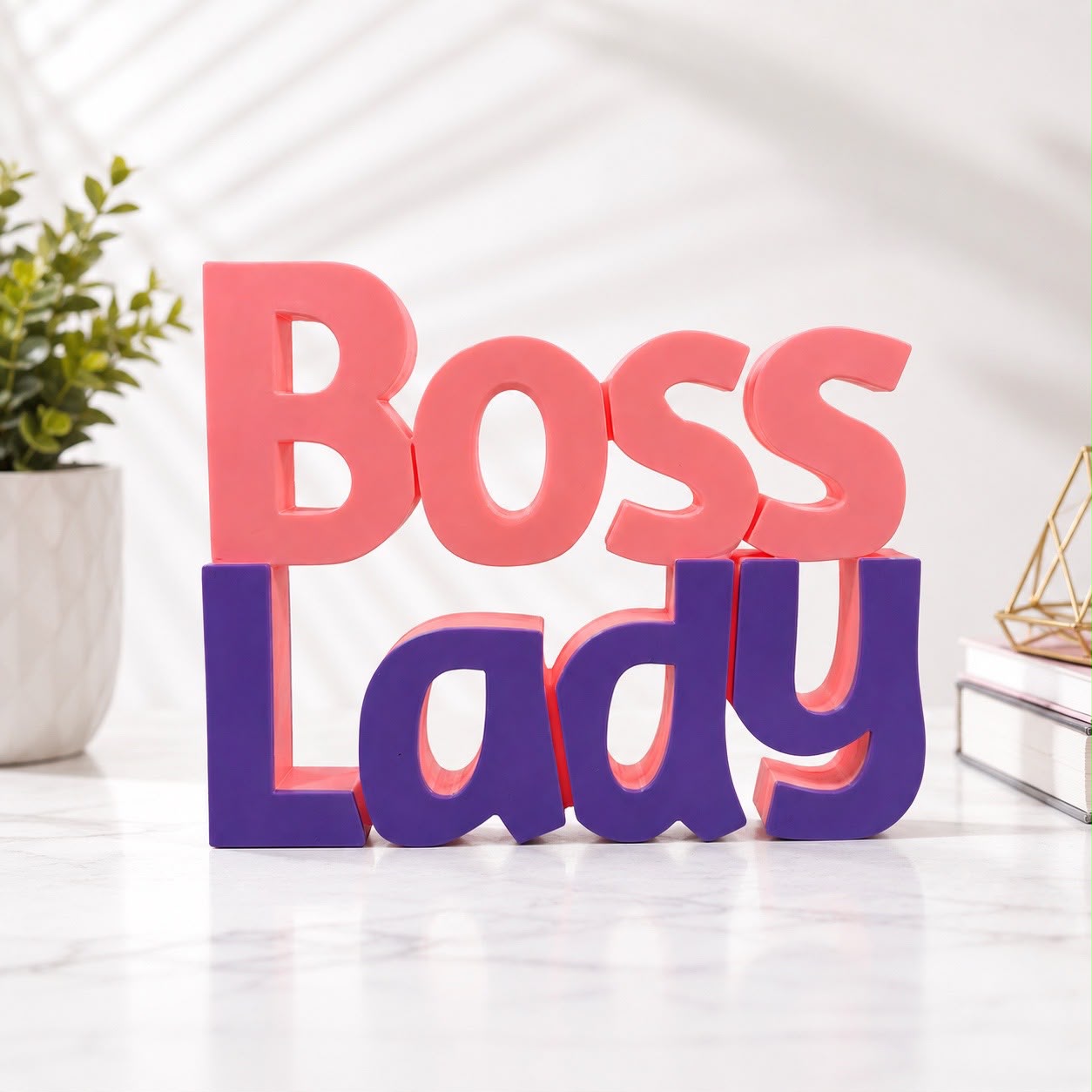 Lady Boss Tabletop Decor
