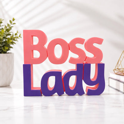 Lady Boss Tabletop Decor