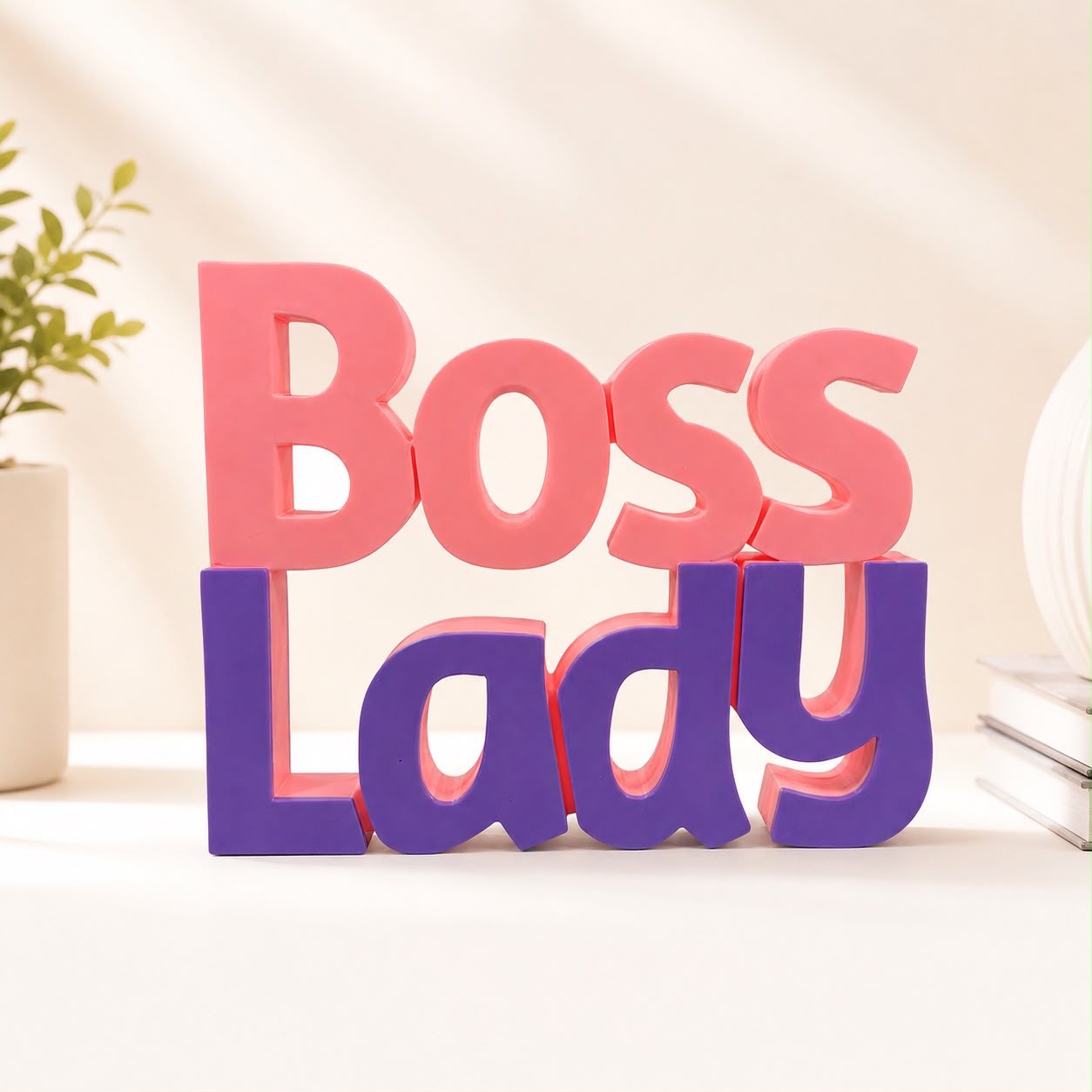 Lady Boss Tabletop Decor