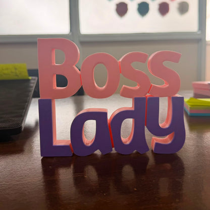 Lady Boss Tabletop Decor