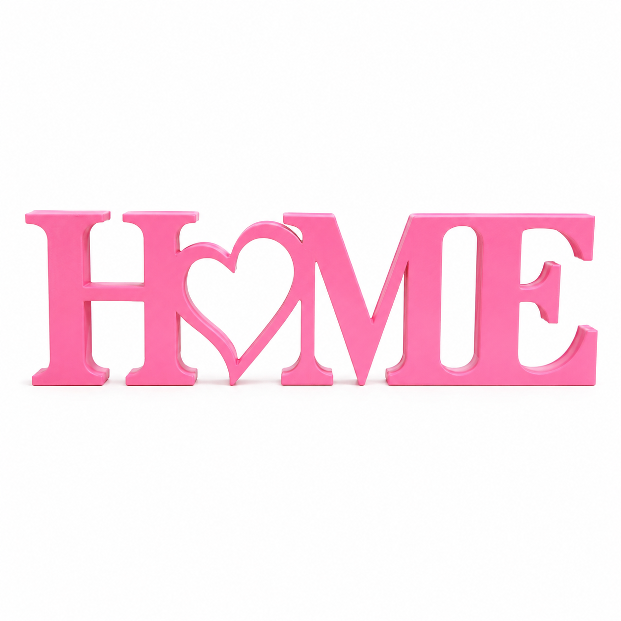 Home Decorative Tabletop Sign – Heart-Shaped Home Shelf Accent