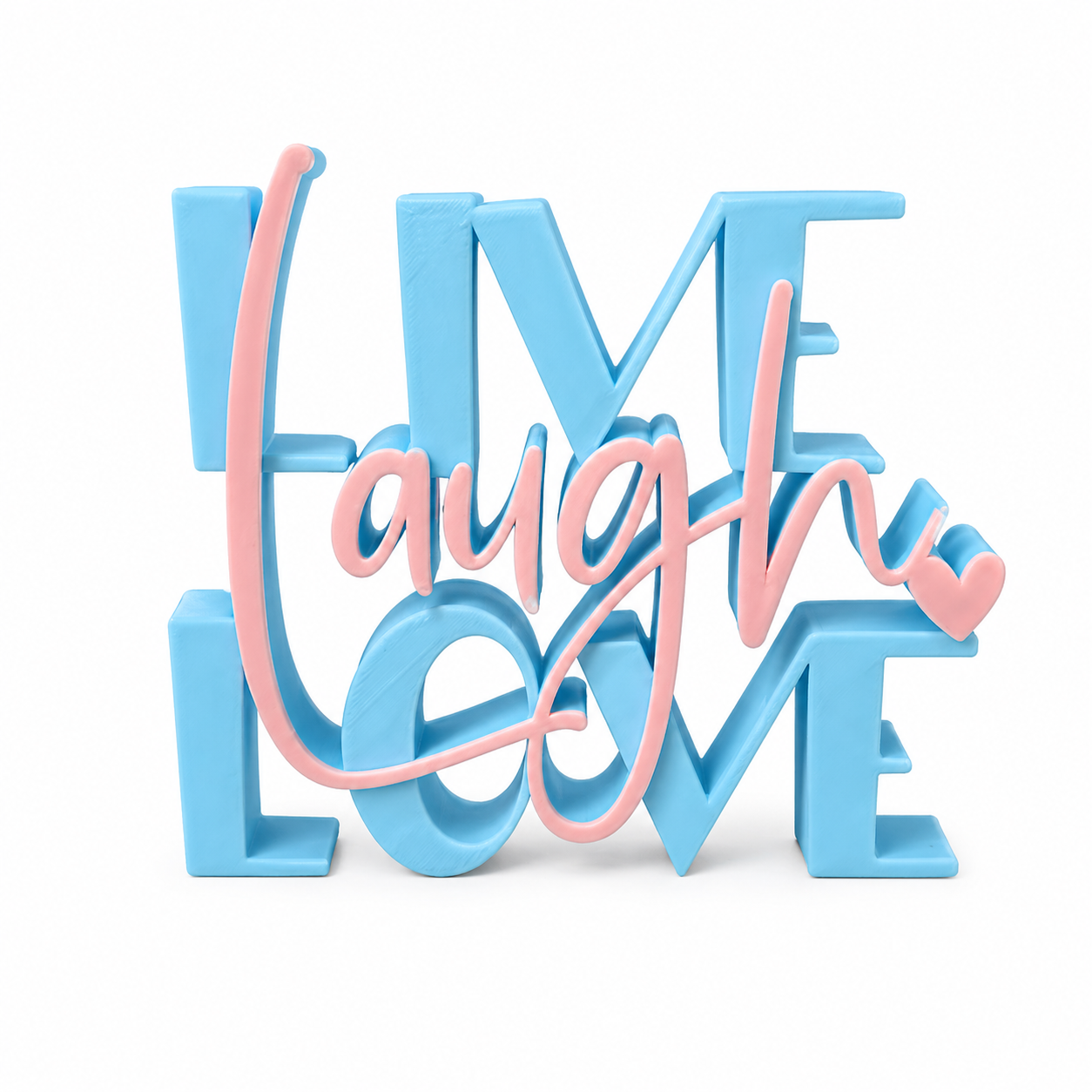 live Laugh Love Decorative Tabletop Word Sign