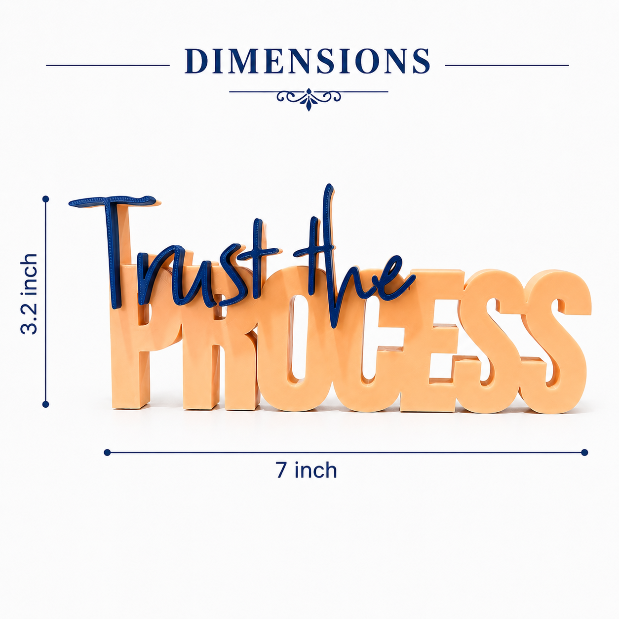 Trust the Process – Inspirational Tabletop Decor