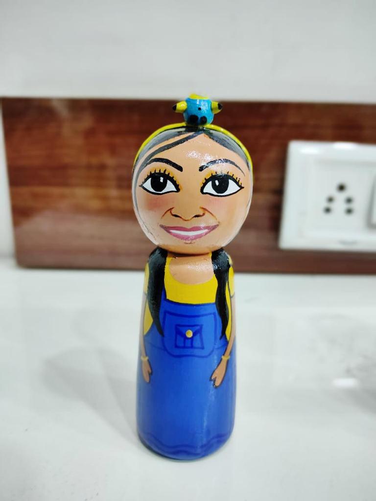 Personalized Midget Wooden Doll