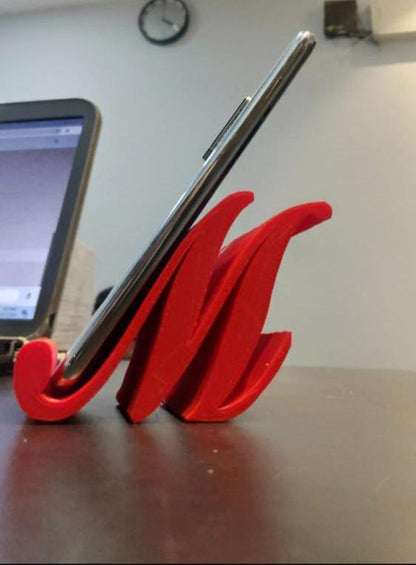 Single letter mobile stand