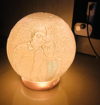 Personalized Bluetooth 3D Moon Wireless with Speaker