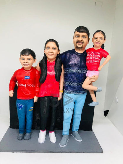 Family Full Body 3D Miniature